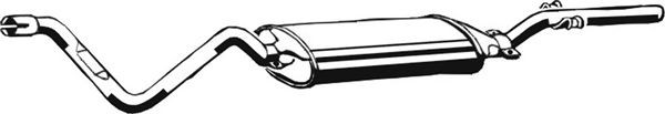 ASMET Rear silencer Article number: 03.004 cheaply