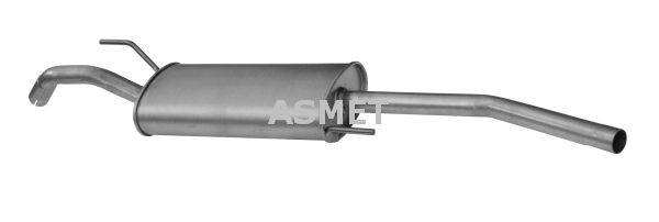 ASMET Rear silencer Article number: 04.040 cheaply