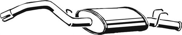 ASMET Rear silencer Article number: 10.005 cheaply