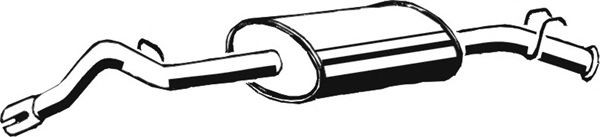 ASMET Rear silencer Article number: 10.011 cheaply