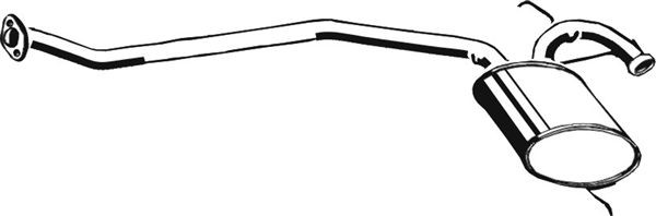 ASMET Middle silencer Article number: 10.017 cheaply