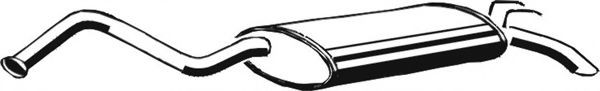 ASMET Rear silencer Article number: 10.019 cheaply