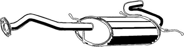 ASMET Rear silencer Article number: 11.044 cheaply