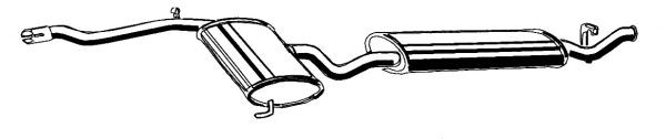 ASMET Rear silencer Article number: 16.030 cheaply