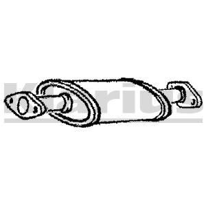 VEGAZ Middle silencer Article number: TS-242 cheaply