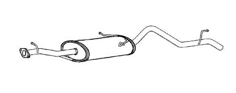 VEGAZ Rear silencer Article number: FS-610 cheaply