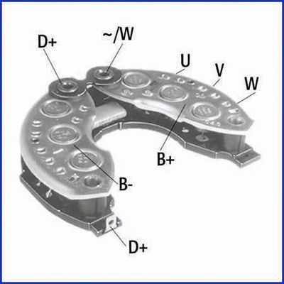 HITACHI Rectifier, alternator Article number: 139664 cheaply