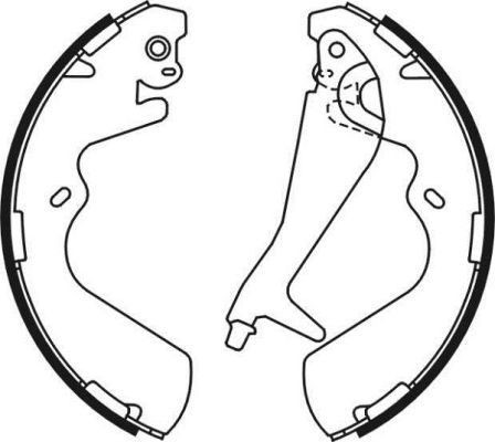 ABE Brake Shoe Set Article number: C00511ABE cheaply