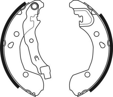 ABE Brake Shoe Set Article number: C01056ABE cheaply
