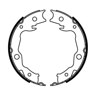 ABE Handbrake shoes Article number: C01063ABE cheaply