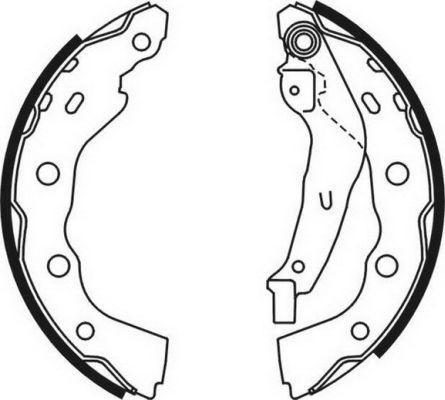 ABE Brake Shoe Set Article number: C05059ABE cheaply