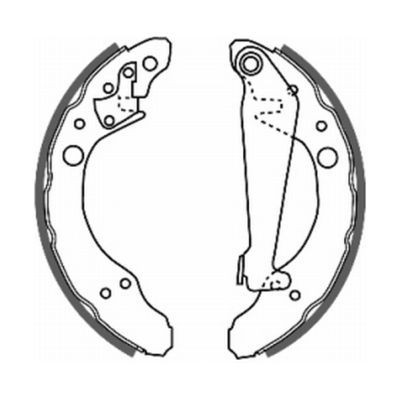 ABE Brake Shoe Set Article number: C0A002ABE cheaply