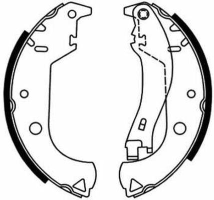 ABE Brake Shoe Set Article number: C0F020ABE cheaply