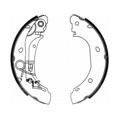 ABE Brake Shoe Set Article number: C0F025ABE cheaply