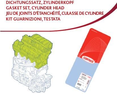 CORTECO Gasket Set, cylinder head Article number: 417873P cheaply