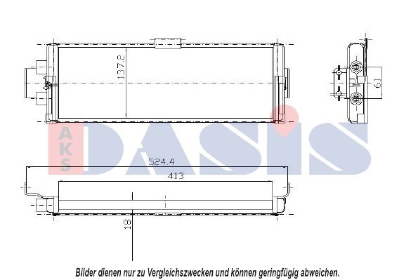 AKS DASIS Oliekøler, motorolie Varenummer: 440267N billige