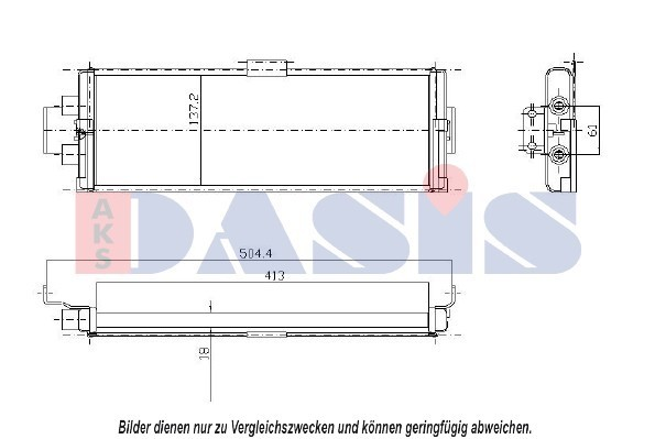 AKS DASIS Oliekøler, motorolie Varenummer: 440266N billige