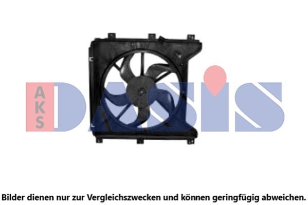 AKS DASIS Fan, radiator Article number: 568018N cheaply
