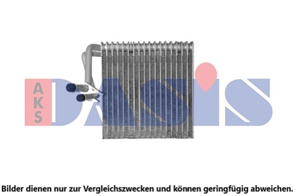AKS DASIS Air conditioning evaporator Article number: 820051N cheaply