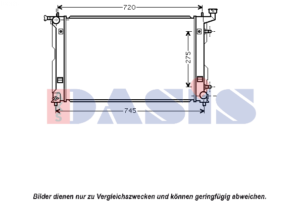 AKS DASIS Air conditioning condenser Article number: 332100N cheaply