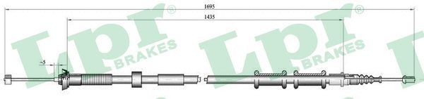LPR Brake disc Article number: A4071P cheaply