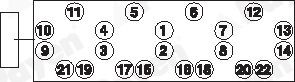 PAYEN Bolt Kit, cylinder head Article number: HBS114 cheaply
