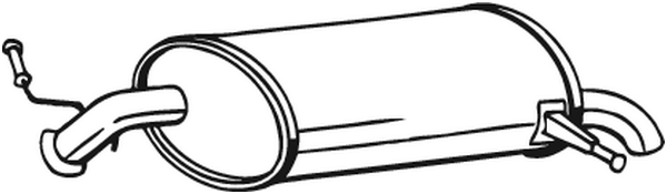 BOSAL Middle silencer Article number: 211-069 cheaply