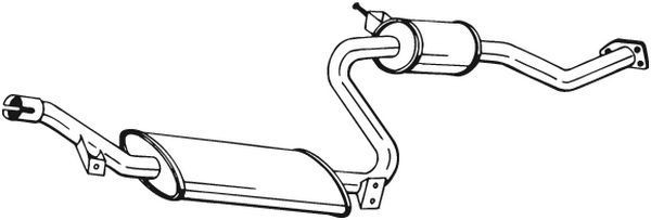 BOSAL Mellempotte Varenummer: 283-603 billige