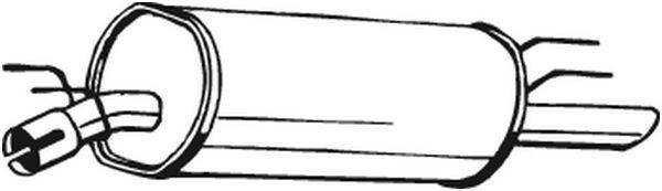 BOSAL Rear silencer Article number: 185-097 cheaply