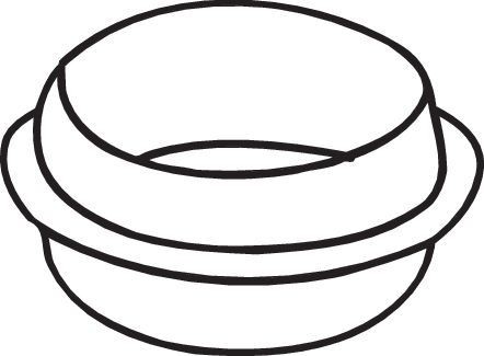 BOSAL Exhaust pipe gasket Article number: 256-019 cheaply