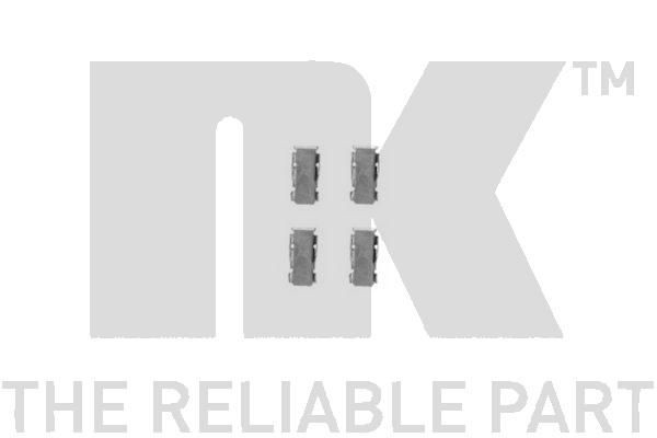 NK 7951094 Lisakomplekt, ketaspiduriklotsid APPLAUSE 1.6 16V 99 HP Bensiin 2000