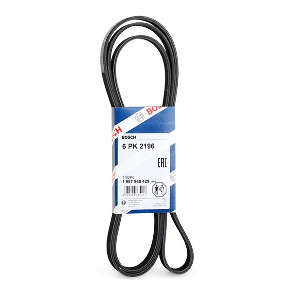 BOSCH Serpentine belt Article number: 1 987 948 429 cheaply