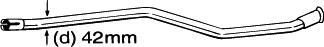 VEGAZ Repair Pipe, catalytic converter Article number: CR-130 cheaply