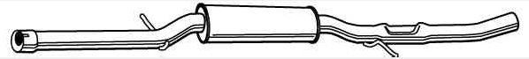VEGAZ Middle silencer Article number: VS-440 cheaply
