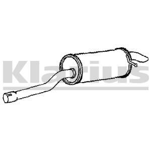 VEGAZ Rear silencer Article number: VS-459 cheaply