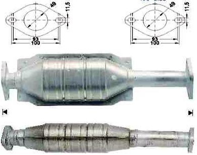 VEGAZ Catalytic converter Article number: MOK-919 cheaply