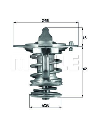 BEHR THERMOT-TRONIK Thermostat, oil cooling Article number: TO 4 82 cheaply