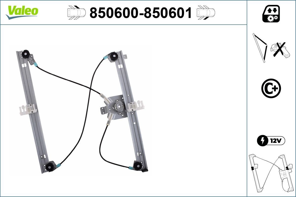 VALEO Window regulator Article number: 850600 cheaply