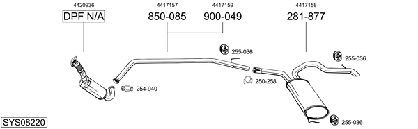 BOSAL Exhaust Pipe Article number: 738-149 cheaply