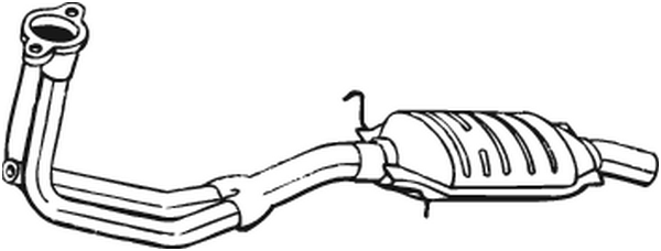 BOSAL Middle silencer Article number: 171-273 cheaply