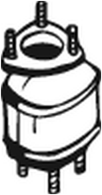 BOSAL Catalytic converter Article number: 090-530 cheaply