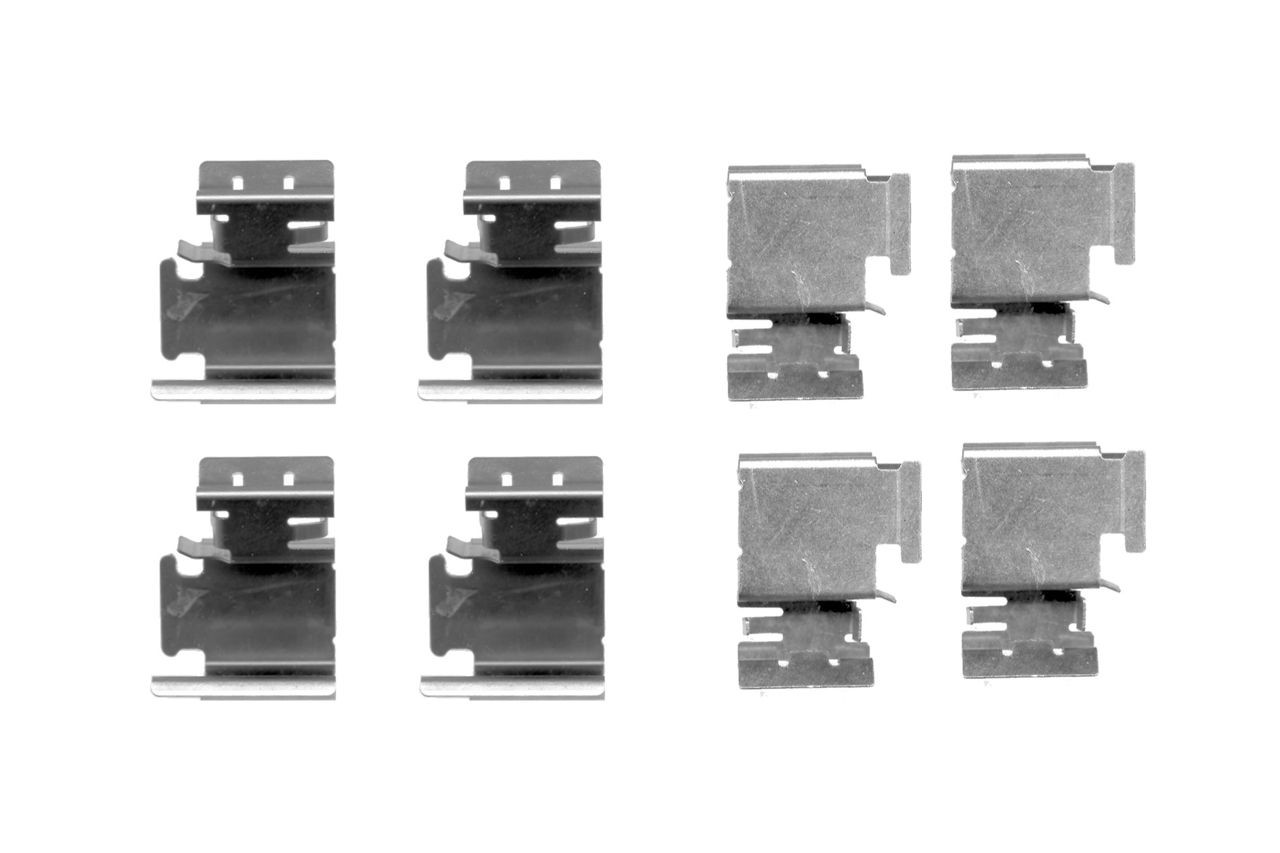 BOSCH 1 987 474 312 Комплект принадлежности, дискови накладки PUNTO 1.3 JTD Multijet (199.AYR1A, 199.BYR1A) 90 K.C. дизел