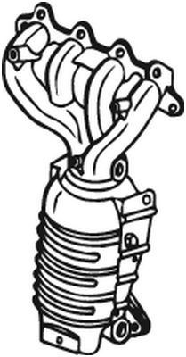 BOSAL Catalytic converter Article number: 090-421 cheaply