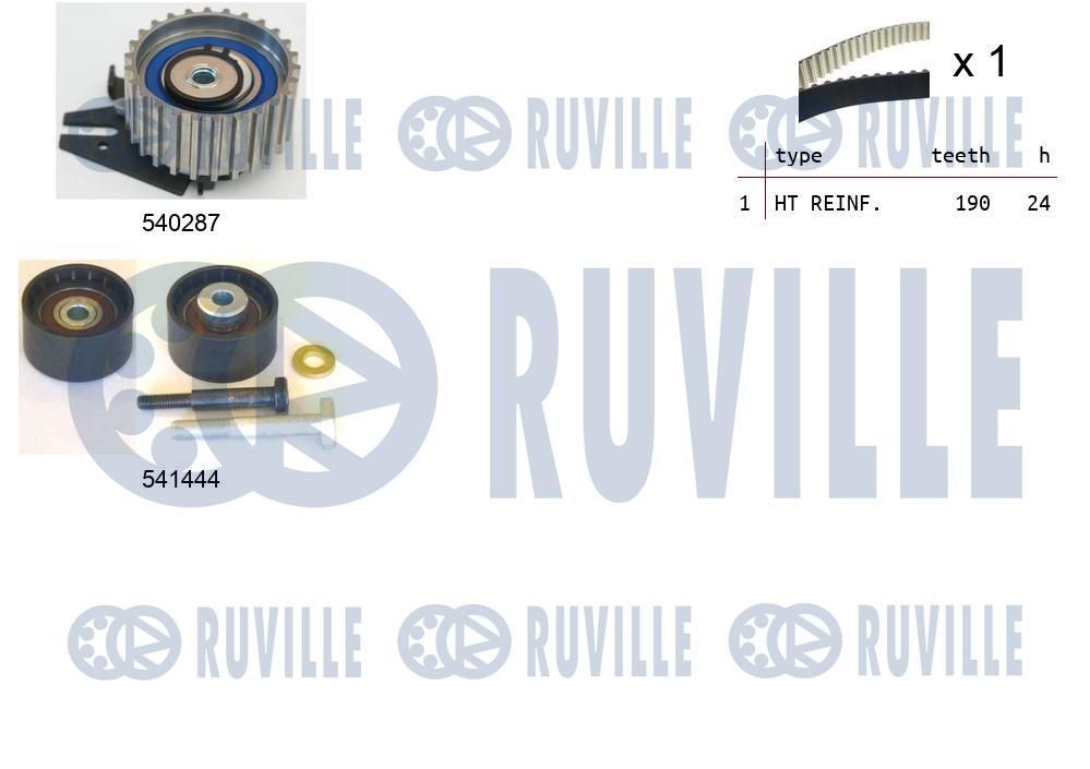 RUVILLE Tensioner Lever, v-ribbed belt Article number: 56353 cheaply