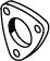 DINEX Flange, exhaust pipe Article number: 49906 cheaply