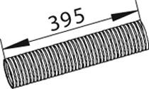 DINEX Corrugated Pipe, exhaust system Article number: 47293 cheaply