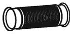 DINEX Corrugated Pipe, exhaust system Article number: 56114 cheaply