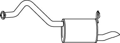 DINEX Middle- / End Silencer Article number: 38325 cheaply