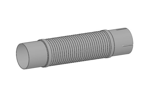 DINEX Corrugated Pipe, exhaust system Article number: 53162 cheaply