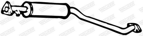 WALKER Middle silencer Article number: 17364 cheaply
